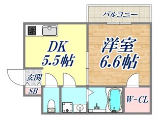 ハイエース中堂の物件間取画像